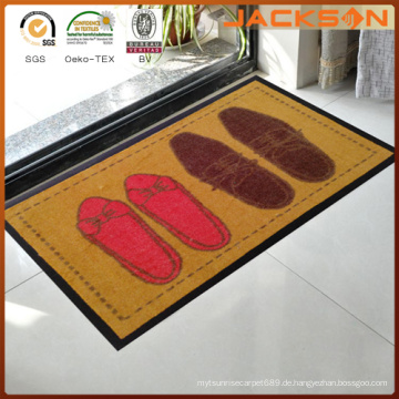 Kundenspezifisches freies Entwurfs-Handelslogo-weiche Gummi-Fußboden-Matte